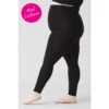 Extra Strong Compression Apple Shape High Waisted Leggings, Short Length, Black -Athletics Store k0905a0994cd2ff0029e58e687d483bfa