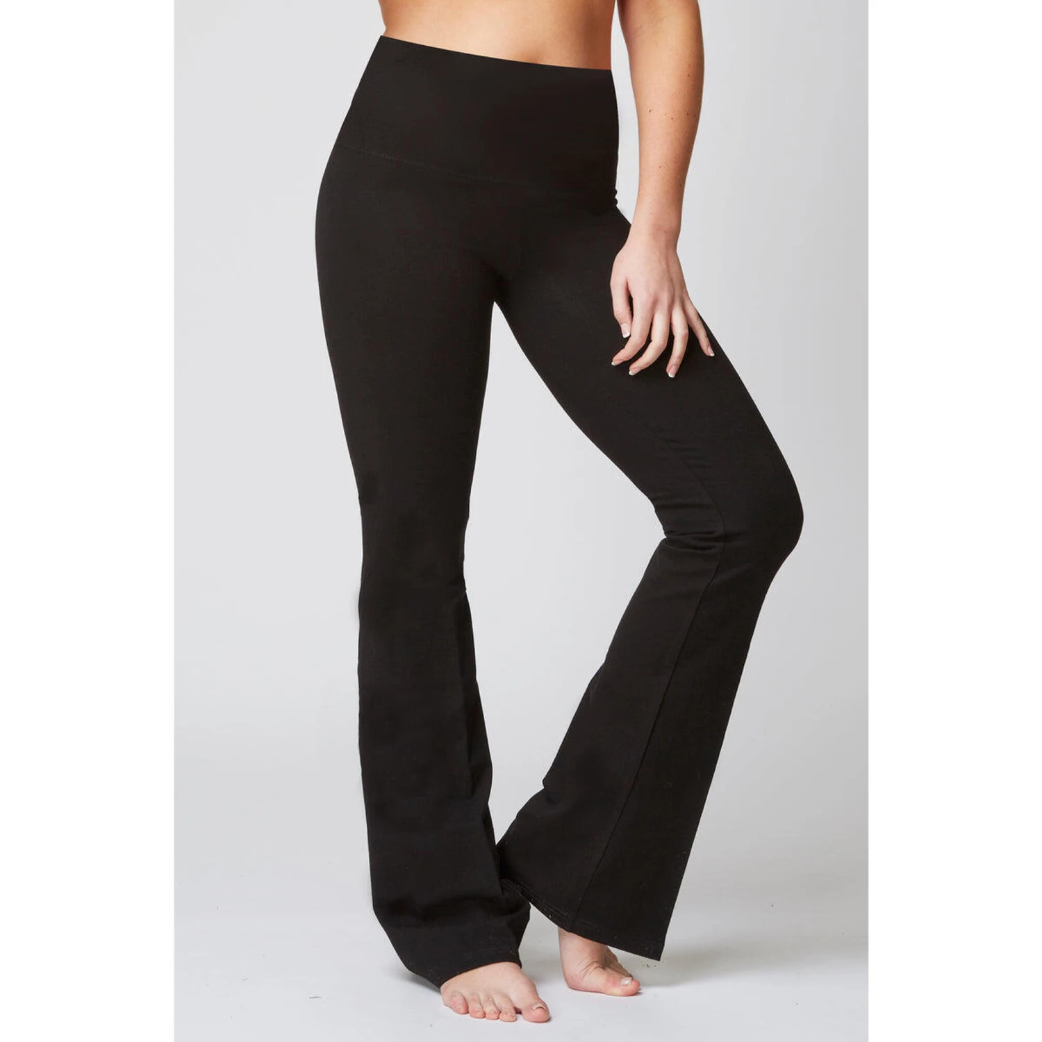 Extra Strong Compression Tummy Control Bootcut, Long Length, Black 3 Extra Strong Compression Tummy Control Bootcut, Long Length, Black