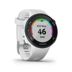 Garmin RUNNING HEART RATE MONITOR GPS WATCH FORERUNNER 45S - WHITE -Athletics Store k1bfd69fb5aba04f476959f0fd8dad9b2