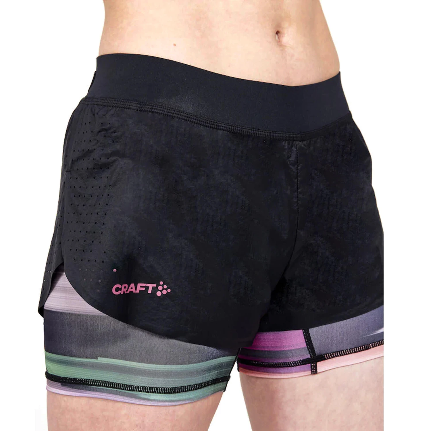 Craft Womens/Ladies CTM Distance 2 In 1 Shorts (Roxo) 5 Craft Womens/Ladies CTM Distance 2 In 1 Shorts (Roxo) - Image 3