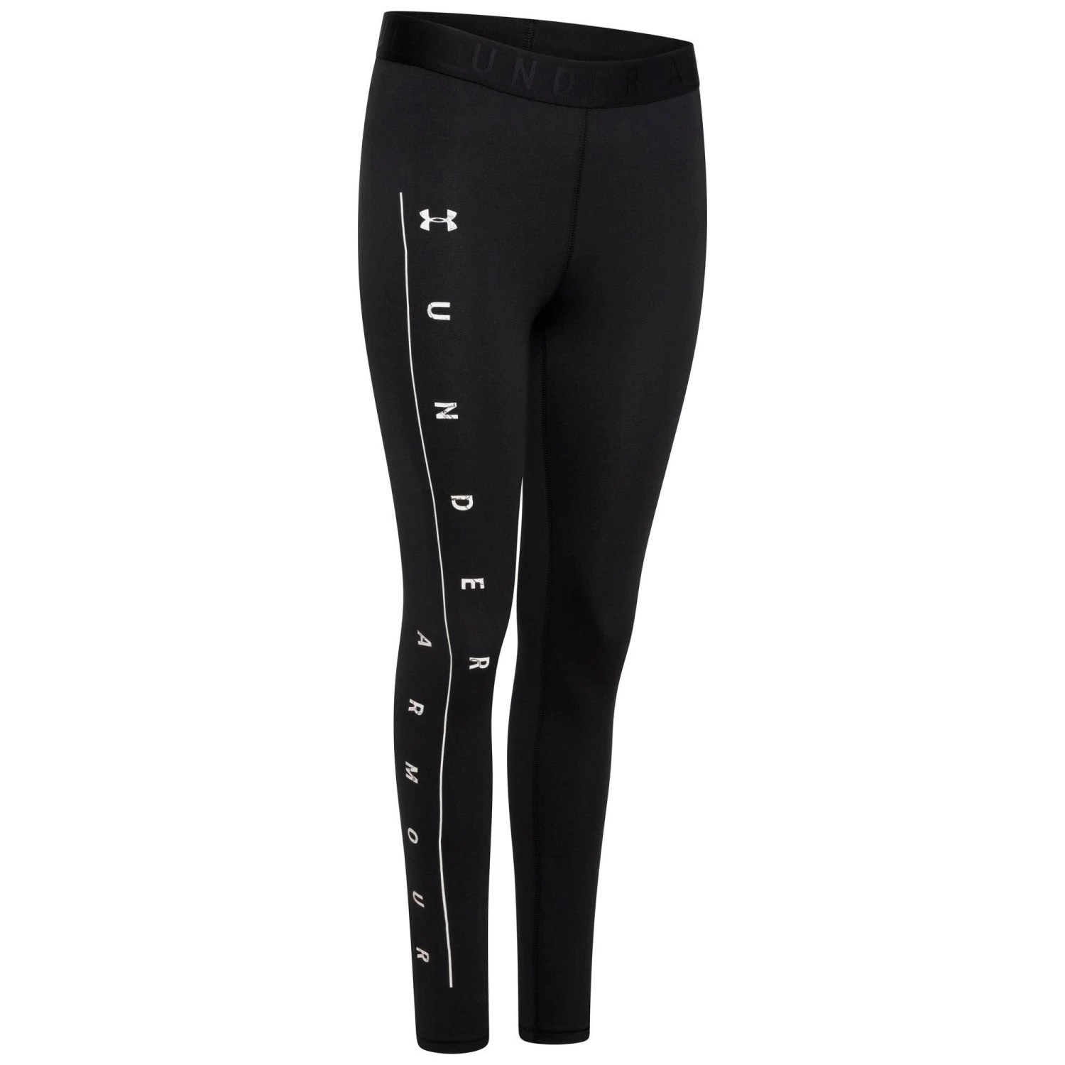 Under Armour Graphic Logo Wordmark Womens Legging Black 3 Under Armour Graphic Logo Wordmark Womens Legging Black