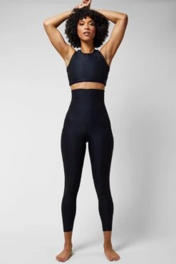 Extra Strong Compression Tummy Control High Waisted Sport Leggings Black -Athletics Store k2a7a559476d522b03ac20ede6bd6ea47