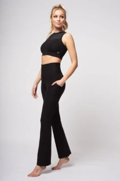 Extra Strong Compression Tummy Control Bootcut With Pockets Black -Athletics Store k2cb36f48ab7103e10320cf0cf1732890