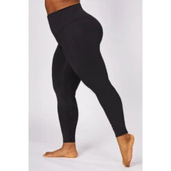 Extra Strong Compression Curve Leggings With Waisted Tummy Control Black