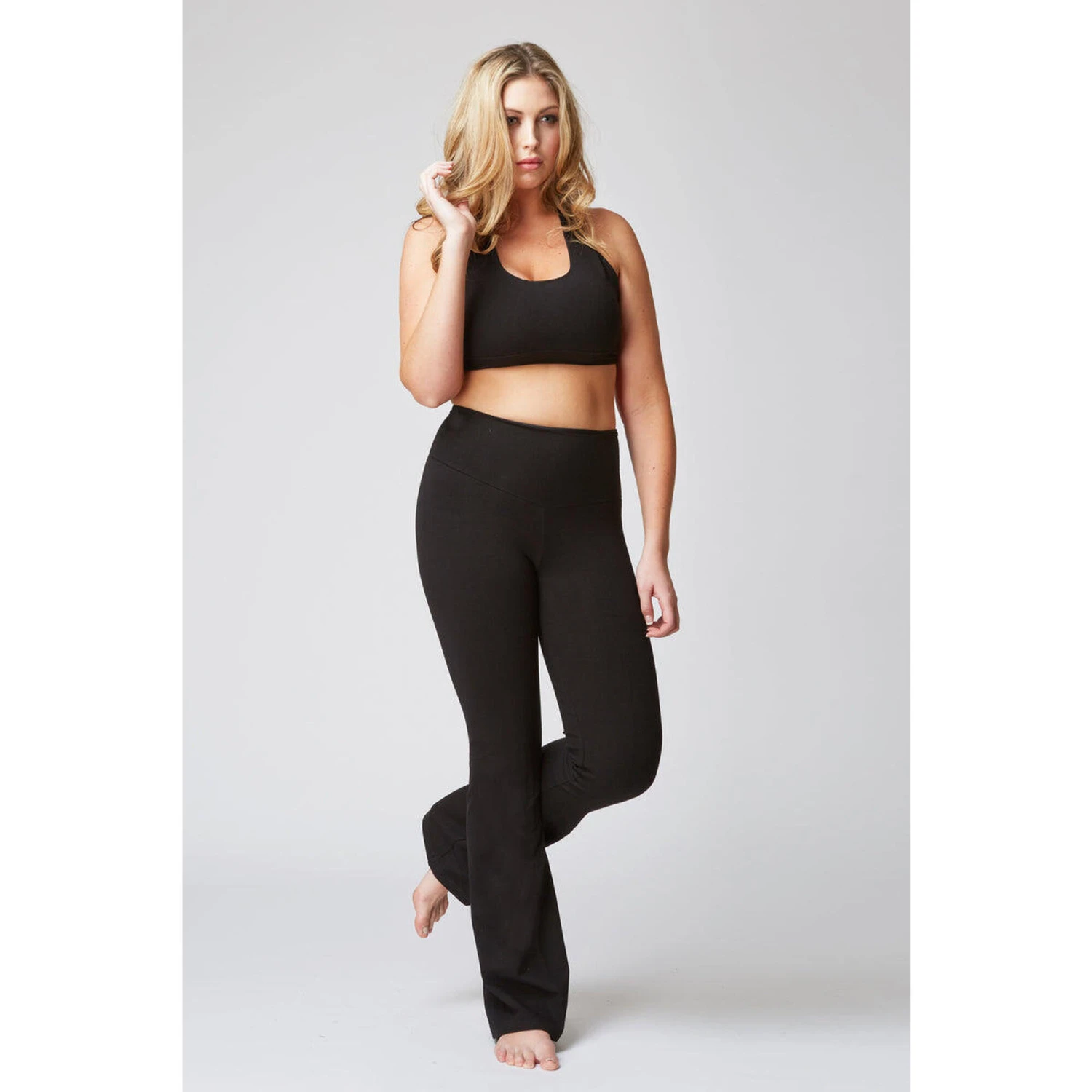 Extra Strong Compression Tummy Control Bootcut, Long Length, Black 5 Extra Strong Compression Tummy Control Bootcut, Long Length, Black - Image 3