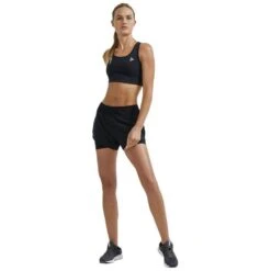 Craft Womens/Ladies ADV Essence 2 In 1 Shorts (Black) -Athletics Store k46659939d2752726d5722a1bea4d9946