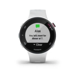 Garmin RUNNING HEART RATE MONITOR GPS WATCH FORERUNNER 45S - WHITE -Athletics Store k493b6cc3f4a8aa1464dade3bcfb6495f