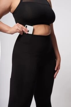 Extra Strong Compression Curve Cropped Leggings With Waisted Tummy Control Black -Athletics Store k4e8a5a95d0b535a706dd6bfcd21f15fb