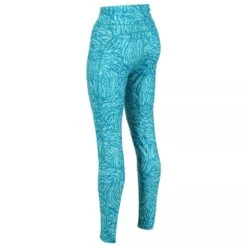 Regatta Womens/Ladies Holeen II Animal Print Leggings (Enamel Blue) -Athletics Store k507f5531a4c943d179ab35402da49cde
