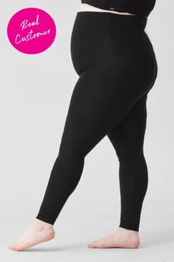 Extra Strong Compression Apple Shape High Waisted Leggings, Short Length, Black -Athletics Store k5eb8b9914327237af2950dbfe11b0228