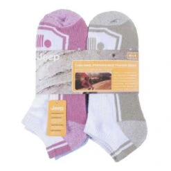 Jeep 6 Pairs Ladies Performance Polyester Ankle Trainer Socks -Athletics Store k695a3a530a95835f78d0fa3ef7824fee