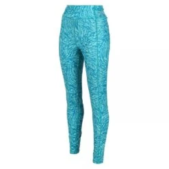 Regatta Womens/Ladies Holeen II Animal Print Leggings (Enamel Blue) -Athletics Store k929a9c31bd947ff3af4c0237a6cc02d8