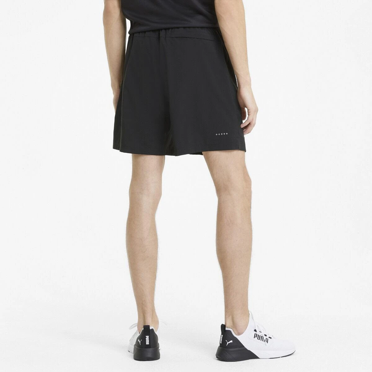 Mens Run Favorite Session Woven Shorts (Puma Black) 5 Mens Run Favorite Session Woven Shorts (Puma Black) - Image 3