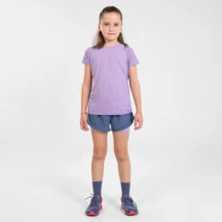 KIPRUN DRY+ Girl's Breathable 2-in-1 Tight Running Shorts -Athletics Store ka9909f59a34f1ab7220adf77f0c2c3ba