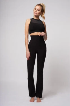 Extra Strong Compression High Waisted Bootleg Black -Athletics Store kdc38bb50de421c32294c3baf184f06e3