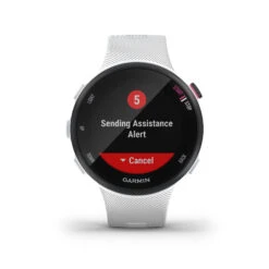 Garmin RUNNING HEART RATE MONITOR GPS WATCH FORERUNNER 45S - WHITE -Athletics Store ke0f03f50c696a241ea55b3a0c8549acd