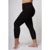 Extra Strong Compression Curve Cropped Leggings With Waisted Tummy Control Black -Athletics Store kfbaa6d5eeda079d824f64fd57f2a2577